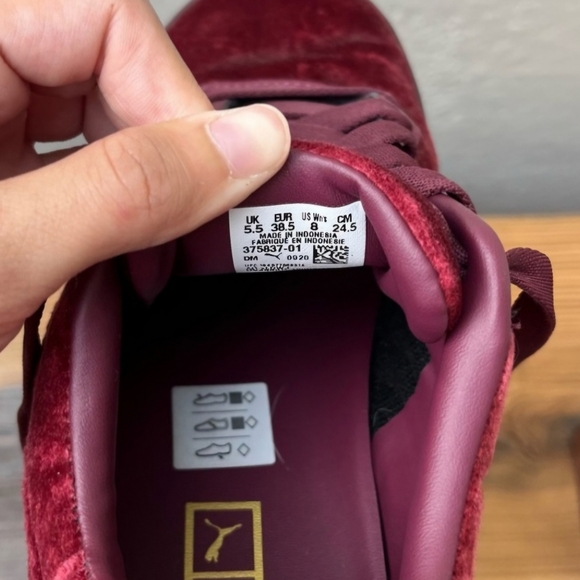 Puma Velvet Platform Sneakers - Picture 3 of 5